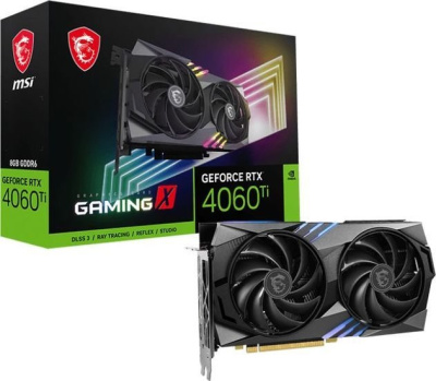 Видеокарта MSI GeForce RTX 4060 Ti Gaming X 8GB GDDR6 