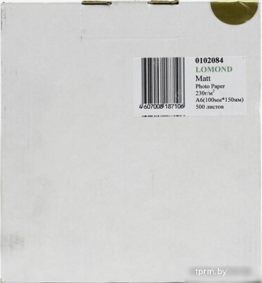 Фотобумага Lomond Матовая 10x15 230 г/кв.м. 500 листов (0102084) 