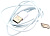 Кабель Sipl PKU1E USB Type-A - Apple 30-pin (1 м, белый) 