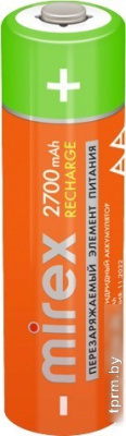 Аккумулятор Mirex AA 2700mAh 2 шт HR6-27-E2 
