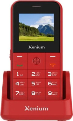 Телефон Xenium X718 (красный)