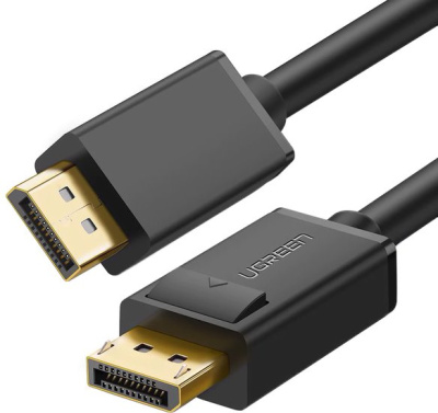 Кабель Ugreen DP102 10244 DisplayPort 1.2 - DisplayPort 1.2 (1 м, черный) 