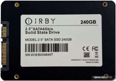 SSD IRBY 256GB SA256-500-400 