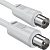 Кабель Electraline 48212 (5 м, белый) 