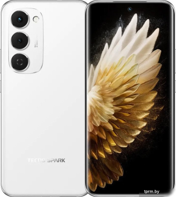 Телефон Tecno Spark 40 Pro+ 8GB/256GB (белая аврора) 