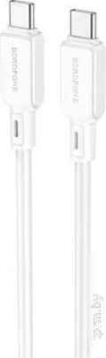 Кабель Borofone BX94 USB Type-C - USB Type-C (1 м, белый) 