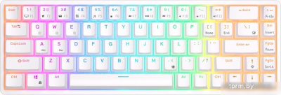 Клавиатура Royal Kludge RKG68 RGB (белый, RK Brown) 