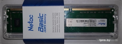 Оперативная память Netac Basic 4GB DDR3 PC3-12800 NTBSD3P16SP-04 