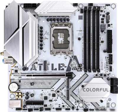 Материнская плата Colorful Battle-AX B760M-White WiFi V20 