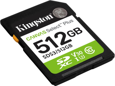 Kingston Canvas Select Plus SDXC 512GB SDS3/512GB 
