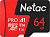 Карта памяти Netac P500 Extreme Pro 64GB NT02P500PRO-064G-S 
