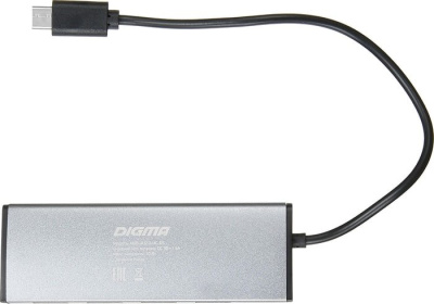 USB-хаб Digma HUB-4U2.0-UC 
