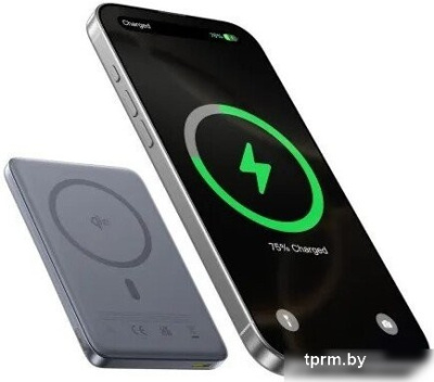 Внешний аккумулятор Baseus PicoGo AM41 Ultra-Slim Qi2 Magnetic Power Bank 10000mAh (серый) 