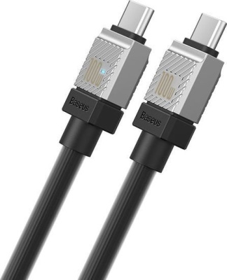 Кабель Baseus CoolPlay Series USB Type-C - USB Type-C (2 м, черный) 