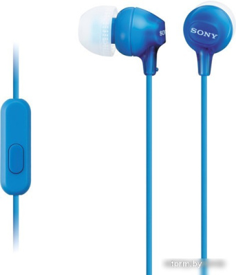 Наушники Sony MDR-EX15AP (голубой) 