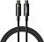 Кабель Baseus Tungsten Gold Fast Charging Data Cable USB Type-C - USB Type-C (1 м, черный) 