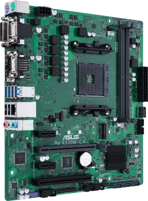 Материнская плата ASUS Pro A520M-C II/CSM  Материнская плата ASUS Pro A520M-C II/CSM