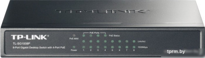 Коммутатор TP-Link TL-SG1008P 
