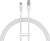 Кабель Baseus Explorer Series Fast Charging Cable Auto Power-Off For Overheating 100W USB Type-C - USB Type-C (1 м, белый) 