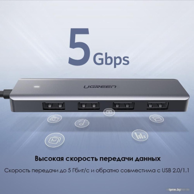 USB-хаб Ugreen CM219 50985 