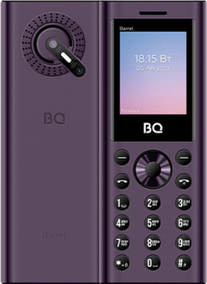 Кнопочный телефон BQ BQ-1858 Barrel (фиолетовый)