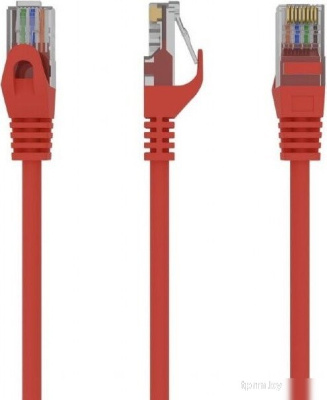 Cablexpert PP6U-1M/R RJ45 - RJ45 (1 м, красный) 