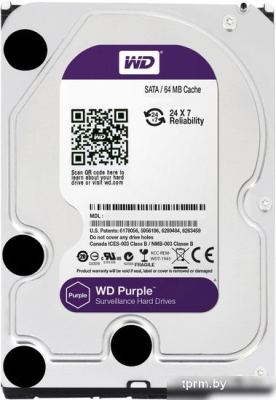 Жесткий диск WD Purple 1TB (WD10PURX) 