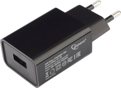 Сетевое зарядное Gembird MP3A-PC-25 (черный) 