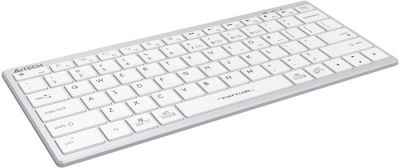 Клавиатура A4Tech Fstyler FBX51C (серебристый/белый) 