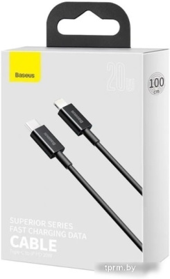 Кабель Baseus Superior Type-C - Lightning (2 м, черный) 