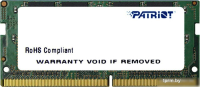 Оперативная память Patriot Signature Line 4GB DDR4 SO-DIMM PC4-17000 [PSD44G213381] 