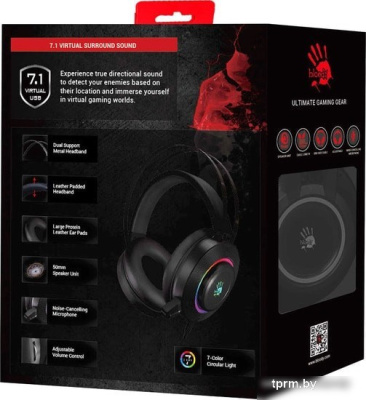 Наушники A4Tech Bloody G521 (черный) 