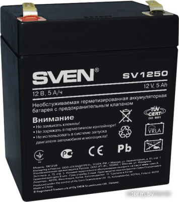 Аккумулятор для ИБП SVEN SV1250 