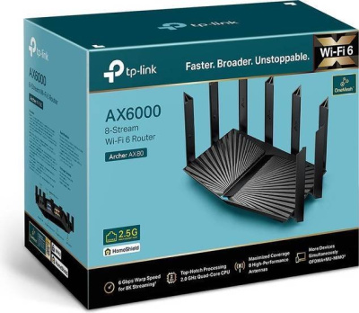 Wi-Fi роутер TP-Link Archer AX80 