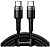 Кабель Baseus Cafule CATKLF-DLG1 USB Type-C - USB Type-C (1 м, черный) 