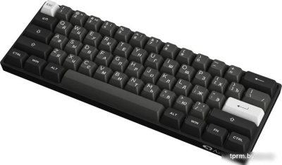 Клавиатура Akko 3061S Black & Sliver (Akko Cream Yellow V3 Pro) 