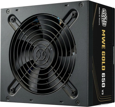 Блок питания Cooler Master MWE Gold 650 V3 ATX 3.1 Non-Modular MPE-6502-ACAAG-3BEU 