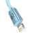 Кабель Baseus Crystal Shine USB Type-A - Lightning (2 м, голубой) 