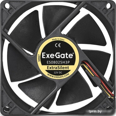 Вентилятор для корпуса ExeGate ExtraSilent ES08025H3P EX283376RUS 
