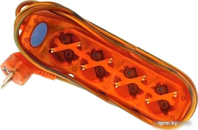 Удлинитель Electraline 62377 (3 м, оранжевый) 