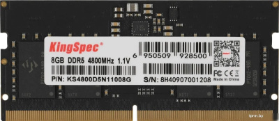Оперативная память KingSpec 8ГБ DDR5 SODIMM 4800 МГц KS4800D5N11008G 