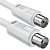 Кабель Electraline 48210 (1.5 м, белый) 