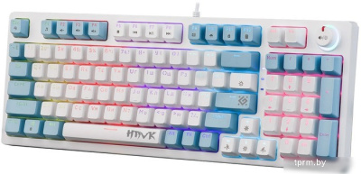 Клавиатура Defender Hawk GK-418 (белый, Outemu Red) 