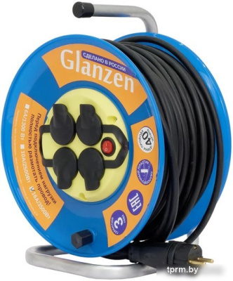 Удлинитель на катушке Glanzen EB-40-011 