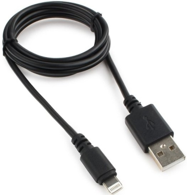 Кабель Cablexpert USB Type-A - Lightning CC-USB-AP2MBP (1 м, черный) 