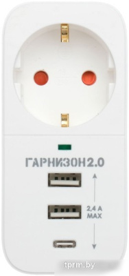 Сетевой фильтр Гарнизон SKT-1-CU2-W 