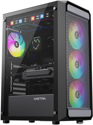 Корпус XASTRA A403 4ARGB (черный) 