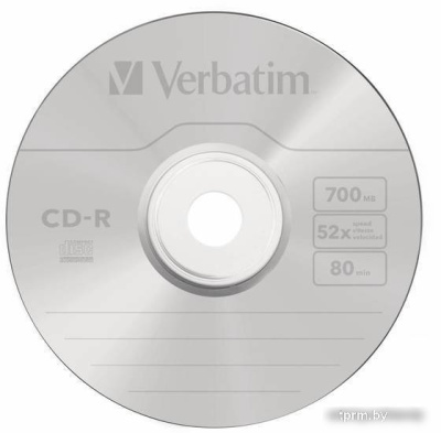 CD-R диск Verbatim 700Mb 52x 43327 (10 шт.) 