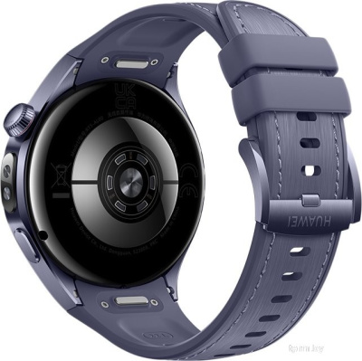 Умные часы Huawei Watch 5 46 мм (фиолетовый, с фиолетовым силиконовым ремешком, международная версия) 