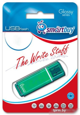 USB Flash Smart Buy Glossy Green 4GB (SB4GBGS-G) 